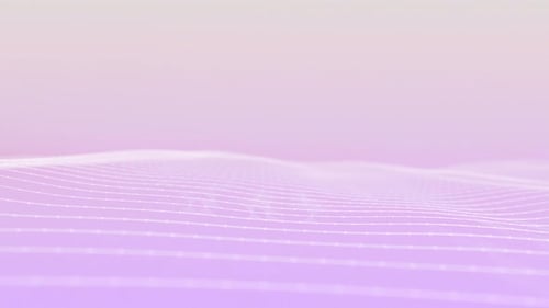 Smooth Abstract Digital Wave Background Animation Loop