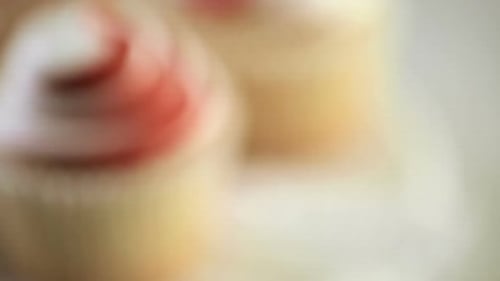 Close Up of Cupcakes for Mother's Day