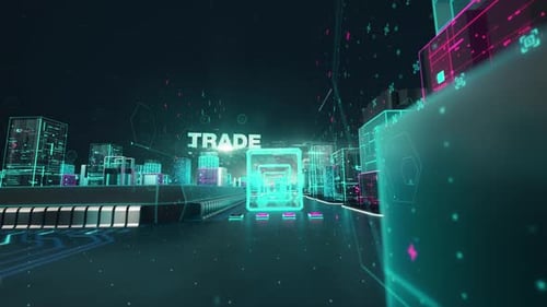 Tecnologia Blockchain com conceito de tecnologia digital