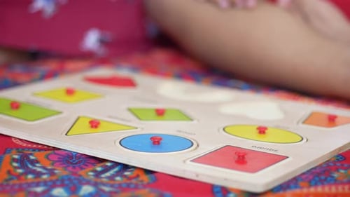 Geometric Shapes for Games and Children Learning