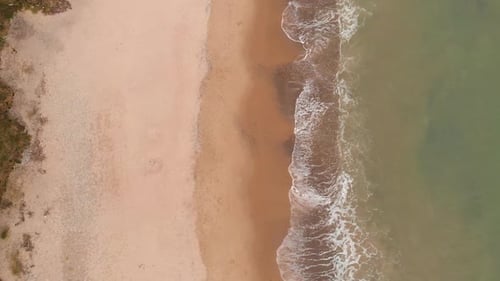 Wexford, Ireland - Aerial view of Ballymoney beach