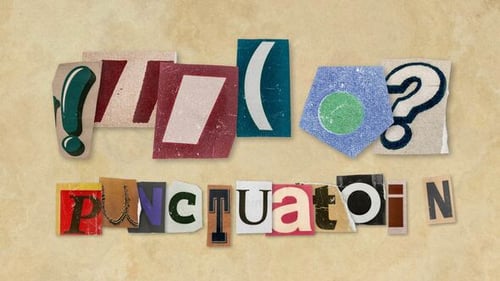 Ransom Letters - Punctuation 01