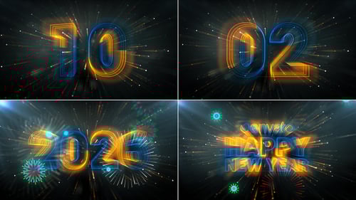 Happy New Year 2026 Countdown