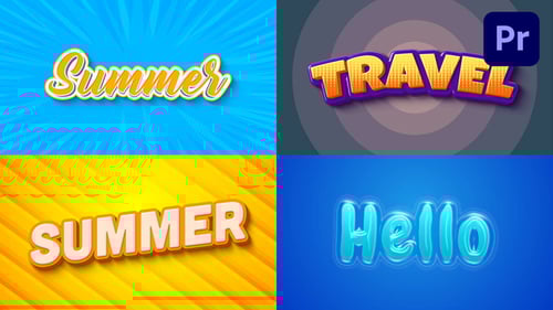 Animated Text Effects Pack with Retro and Fluid Styles
