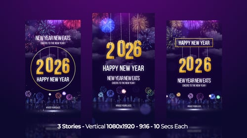 Happy New Year Wishes 2026 Instagram Stories