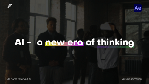 Ai Text Animation - AE
