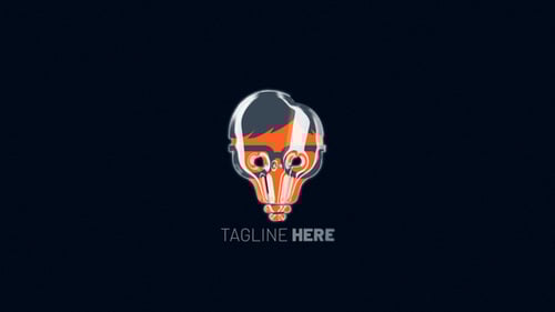 Fast Geometric Line Tunnel Logo Reveal