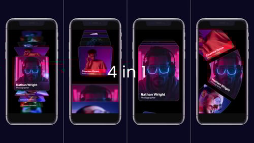 Vertical Carousels & Sliders MOGRT