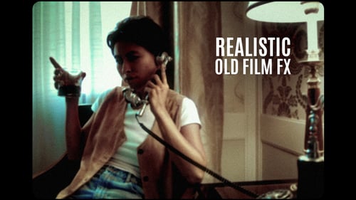 Vintage Film Effect Presets: Authentic Retro Grain and Scratches Overlays