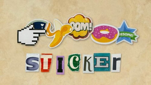 Dynamic Ransom Letter and Sticker Collage Toolkit Animation