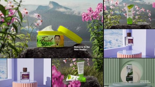 Cosmetic Product Mockups MOGRT