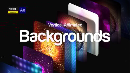 Vertical Animated Backgrounds | Social Media Pack