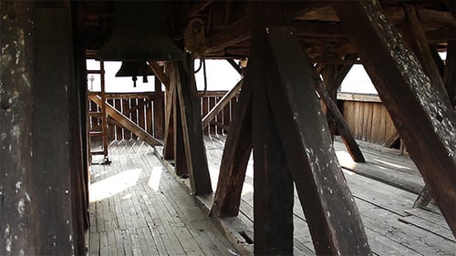 Inside Wooden Bellfry