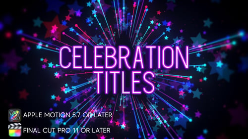 Celebration Titles - Apple Motion