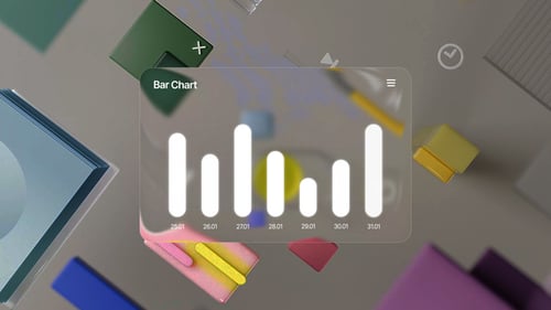 Liquid Glass Infographic for Premiere Pro