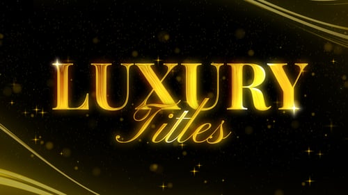 Elegant Golden Cinematic Text Reveals