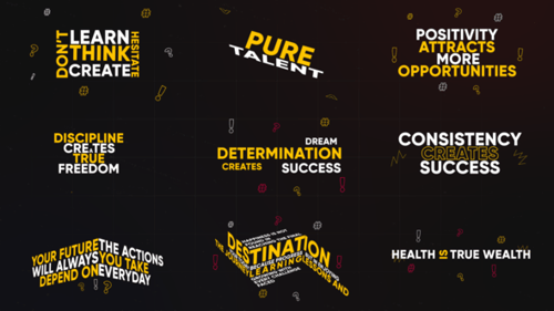 Kinetic Titles Premiere Pro