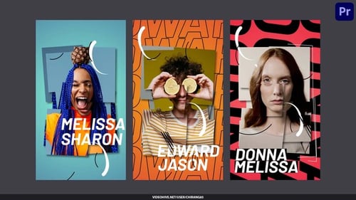 Photo Mosaic Slideshow Stories For Premiere Pro