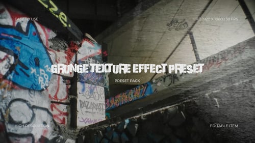 Grunge Texture Effect Preset Overlay #02