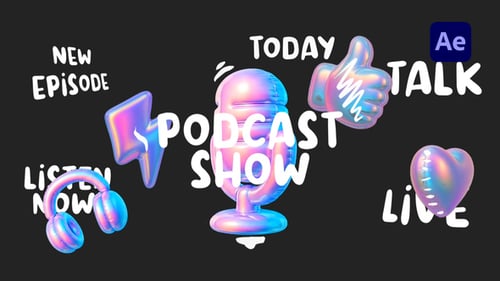 Neon Bubble Podcast Opener