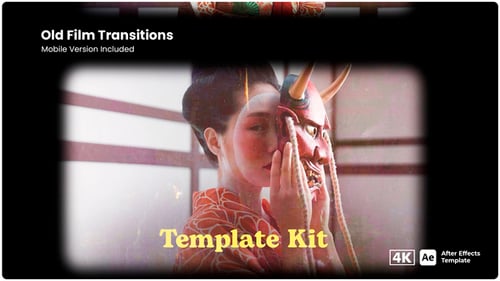 Vintage Film Reel Transitions Pack