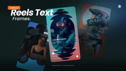 Vertical Reels Text Frames