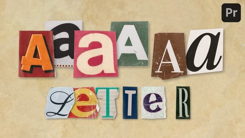 Ransom Letters - A Letters