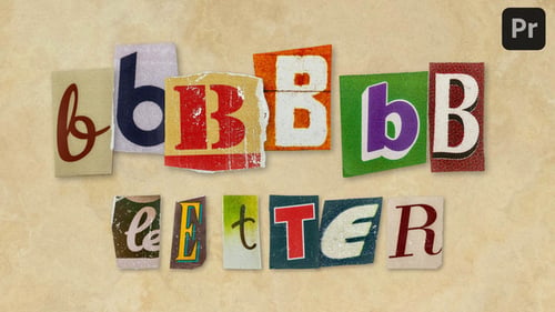 Ransom Letters - B Letters