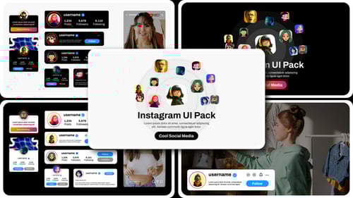 Instagram UI Pack After Effect