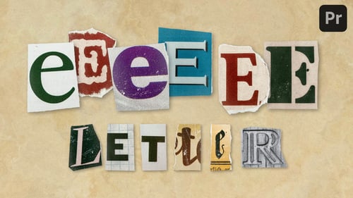 Animated Ransom Letter Collage Toolkit