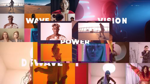 Dynamic Multi-Screen Opener with Bold Text Reveals