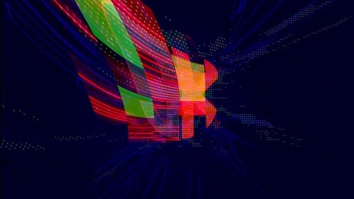 Glitch Logo Reveal