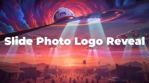 Slide Photo Logo Reveal