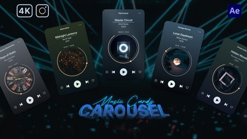 Music Cards Carousel