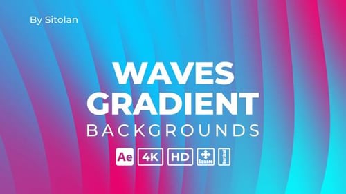 Waves Gradient Backgrounds