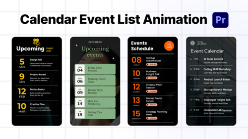 Calendar Event List