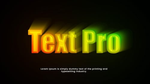 Dynamic Text Animation with Glowing and Liquid Effects