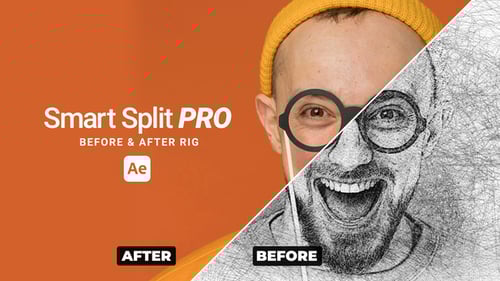 Smart Split Pro | Before & After Split Screen Rig for After Effects