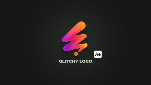 Glitchy Logo Reveal for After Effects