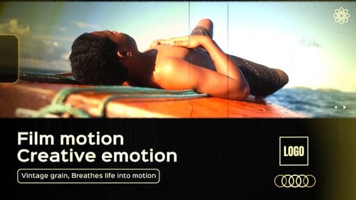 Retro Film Opener: Cinematic Gritty Title Intro