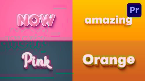 Text Effect - 3D Style