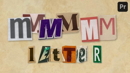 Ransom Letters - M Letters