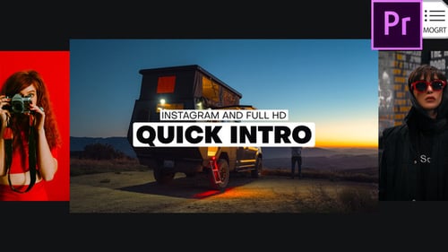 Quick Intro – Premiere Pro MOGRT
