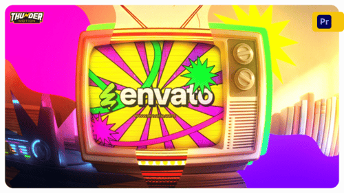 Retro Pop TV Burst Intro