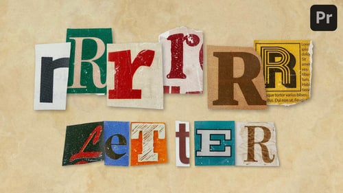 Ransom Letters - R Letters