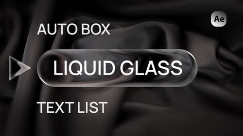 Liquid Glass Text List