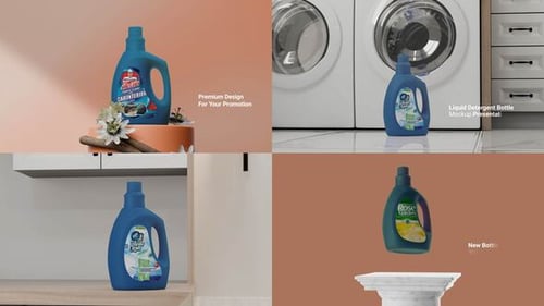 Liquid Detergent Bottle