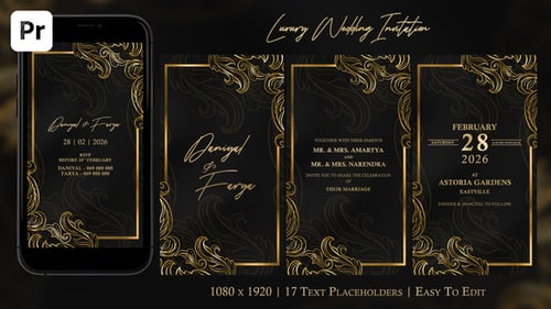 Luxury Wedding Invitation | MOGRT