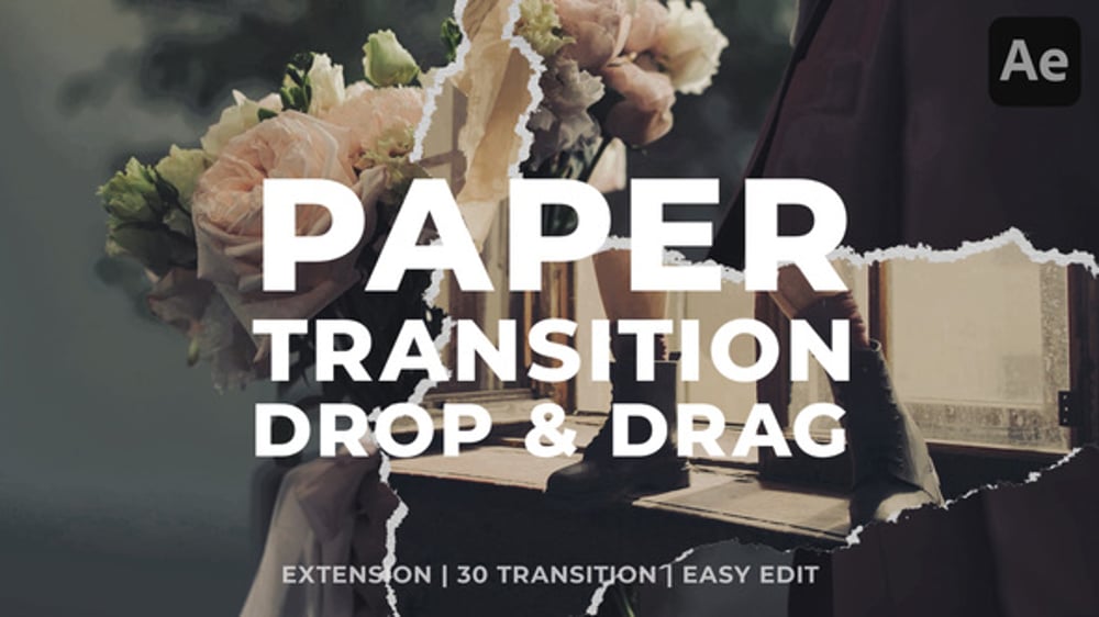 Ripped Paper Video Transitions for Dynamic Reveals, Elements ft ...