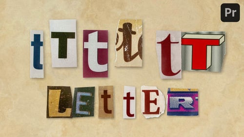 Ransom Letters - T Letters